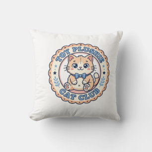 Speelgoed Knuffel Kat Cute Kat T-Shirt Ontwerp - S Kussen
