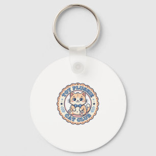 Speelgoed Knuffel Kat Cute Kat T-Shirt Ontwerp - S Sleutelhanger