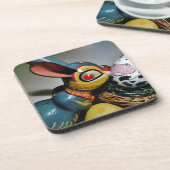 Speelgoed Konijn en koe-ei Bier Onderzetter (Linkerzijde)