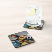 Speelgoed Konijn en koe-ei Bier Onderzetter (Rechterzijde)