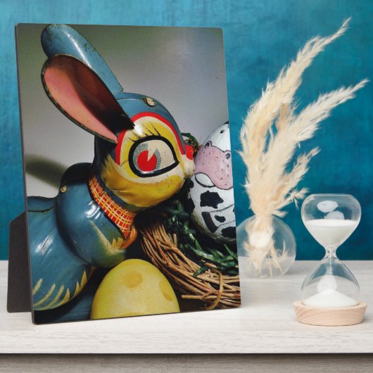 Speelgoed Konijn en koe-ei Fotoplaat (Zijkant)