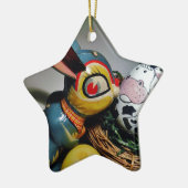 Speelgoed Konijn en koe-ei Keramisch Ornament (Links)