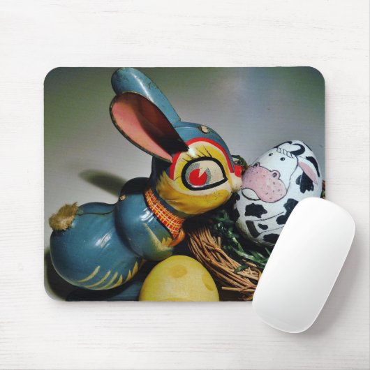 Speelgoed Konijn en koe-ei Muismat (Met muis)