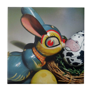 Speelgoed Konijn en koe-ei Tegeltje