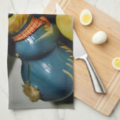 Speelgoed Konijn en koe-ei Theedoek (Quarter Fold)