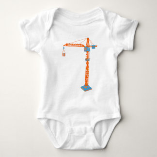 Speelgoed kraantekening van kind romper