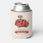  Speelgoed lieveheersbeestje Baby shower Blikjeskoeler (Blikje Achterkant)