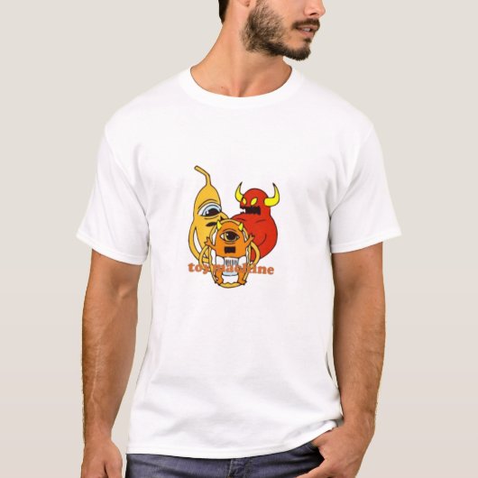 Speelgoed-machine T-shirt (Voorkant)