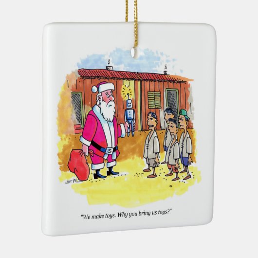 Speelgoed Makers vierkant keramisch ornament (Rechts)