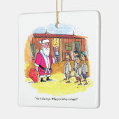 Speelgoed Makers vierkant keramisch ornament (Links)