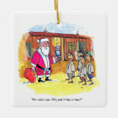 Speelgoed Makers vierkant keramisch ornament (Voorkant)