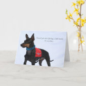 Speelgoed Manchester Terrier Get Well Card Kaart (Gele Bloem)