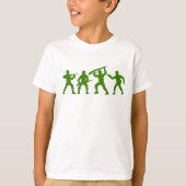 Speelgoed Mannen T-Shirt in Green (Voorkant)