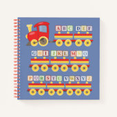 Speelgoed met alfabetsloten notitieboek (Voorkant)