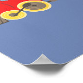 Speelgoed met alfabetsloten poster (Hoek)