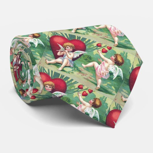 Speelgoed met cupids Retro Cute  Valentijn Hearts Stropdas (Opgerold)