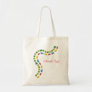 Speelgoed met kleurrijke auto's - Aangepaste Canva Tote Bag