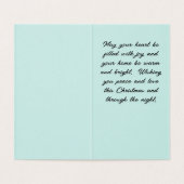 Speelgoed met sneeuwmannen kaart (Binnenkant ongevouwen)