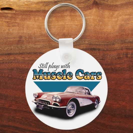 Speelgoed met spierkraag sleutelhanger (Voorkant)