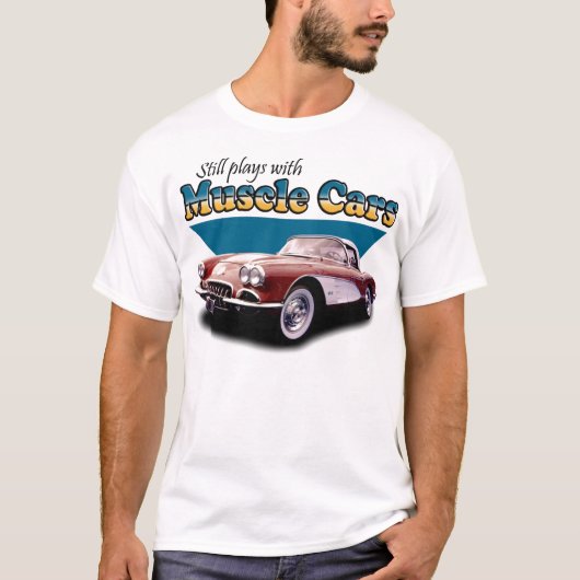Speelgoed met spierkraag t-shirt (Voorkant)