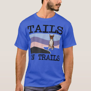 Speelgoed met voetgangers op trails Funny Dog Hiki T-shirt