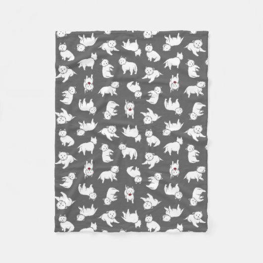 Speelgoed met wieltjes fleece deken (Voorkant)