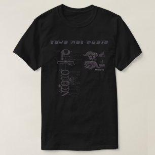 Speelgoed niet Muziek alan. tojager T-shirt