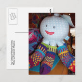 Speelgoed Octopus Wearing Sokken Briefkaart (Voorkant / Achterkant)