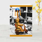  Speelgoed-olifantenkaart Kaart (Gele Bloem)