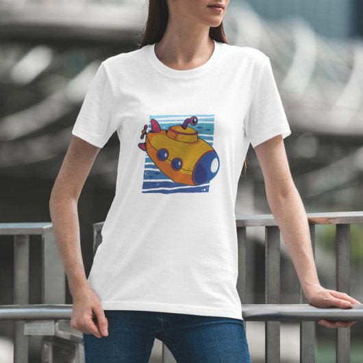 Speelgoed onderzeeër Cartoon T-shirt