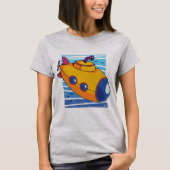 Speelgoed onderzeeër Cartoon T-shirt (Voorkant)