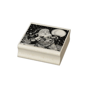 SPEELGOED OP HET DAK, SANTA RUBBERSTEMPEL