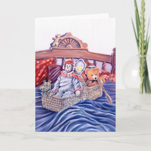 Speelgoed op Zee Greetcard Kaart (Voorkant)