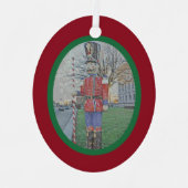 SPEELGOED-OPLOSMIDDEL/NUTCRACKER-FIGUREREN METALEN ORNAMENT (Voorkant)