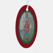 SPEELGOED-OPLOSMIDDEL/NUTCRACKER-FIGUREREN METALEN ORNAMENT (Voorkant Rechts)