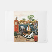 Speelgoed opvliegend strand deurmat (Voorkant)