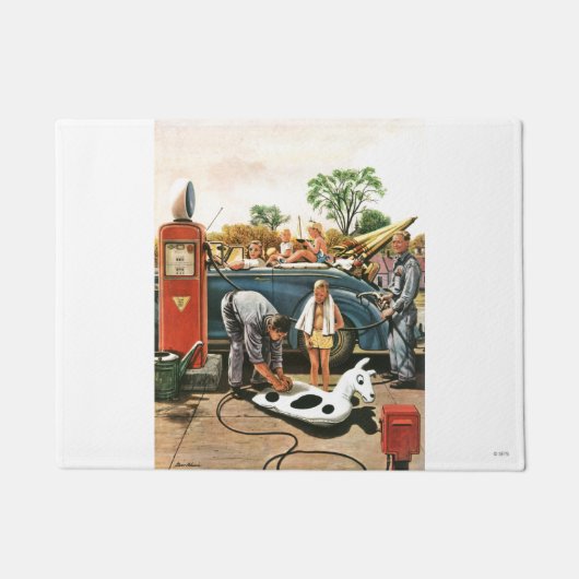 Speelgoed opvliegend strand deurmat (Voorkant)