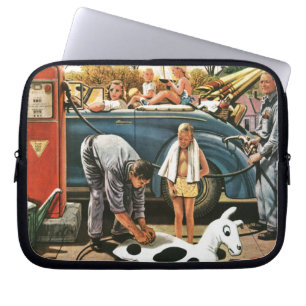 Speelgoed opvliegend strand laptop sleeve