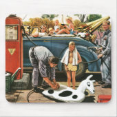 Speelgoed opvliegend strand muismat (Voorkant)