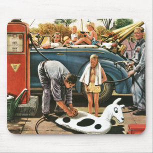 Speelgoed opvliegend strand muismat