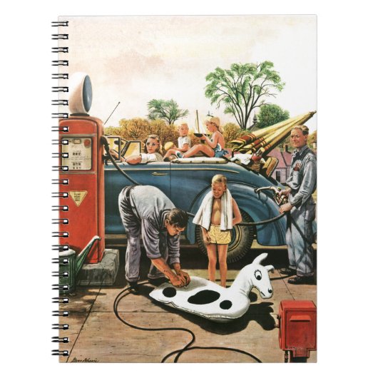 Speelgoed opvliegend strand notitieboek (Voorkant)