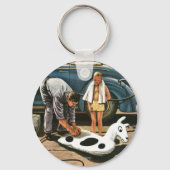 Speelgoed opvliegend strand sleutelhanger (Voorkant)