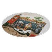 Speelgoed opvliegend strand snijplank (Hoek)