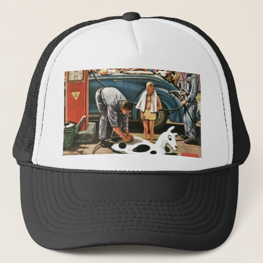 Speelgoed opvliegend strand trucker pet (Voorkant)