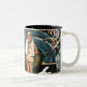 Speelgoed opvliegend strand tweekleurige koffiemok