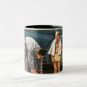 Speelgoed opvliegend strand tweekleurige koffiemok (Center)