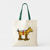 Speelgoed paard met wieltjes Tote Bag (Achterkant)