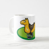 Speelgoed Paard Veer Ruiter Koffiemok (Voorkant links)