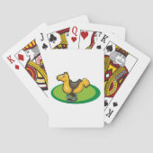 Speelgoed Paard Veer Ruiter Pokerkaarten (Achterkant)
