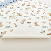  Speelgoed Patroon Baby Boy Wieg kinderwagen Sherpa Deken (3/4)